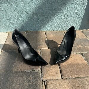 Stuart Weitzman Black Patent Leather  Heels